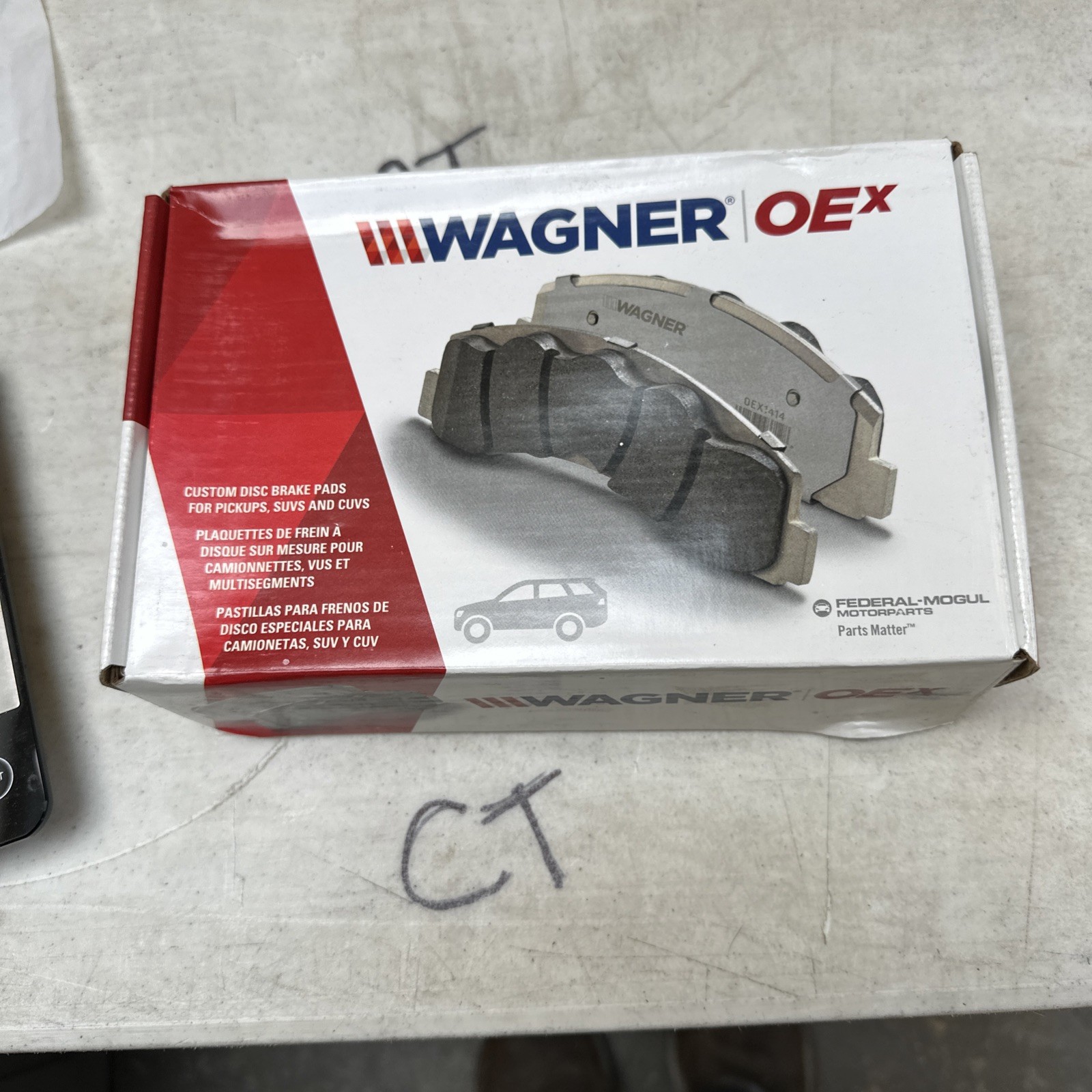 Disc Brake Pad Set-OEX Disc Brake Pad Wagner OEX975