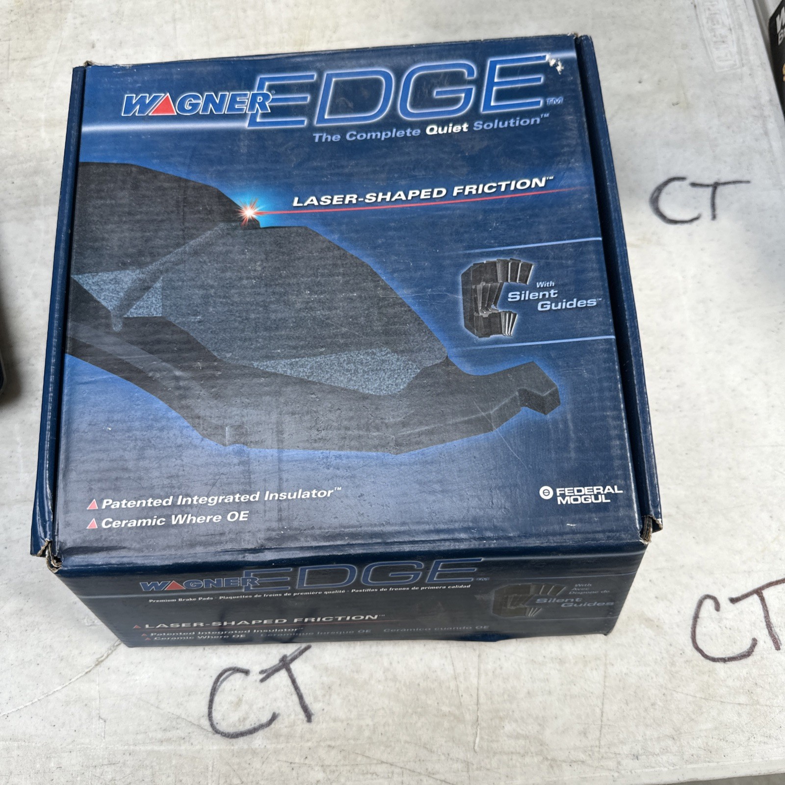 Disc Brake Pad Set-ThermoQuiet Disc Brake Pad Rear Wagner QC932