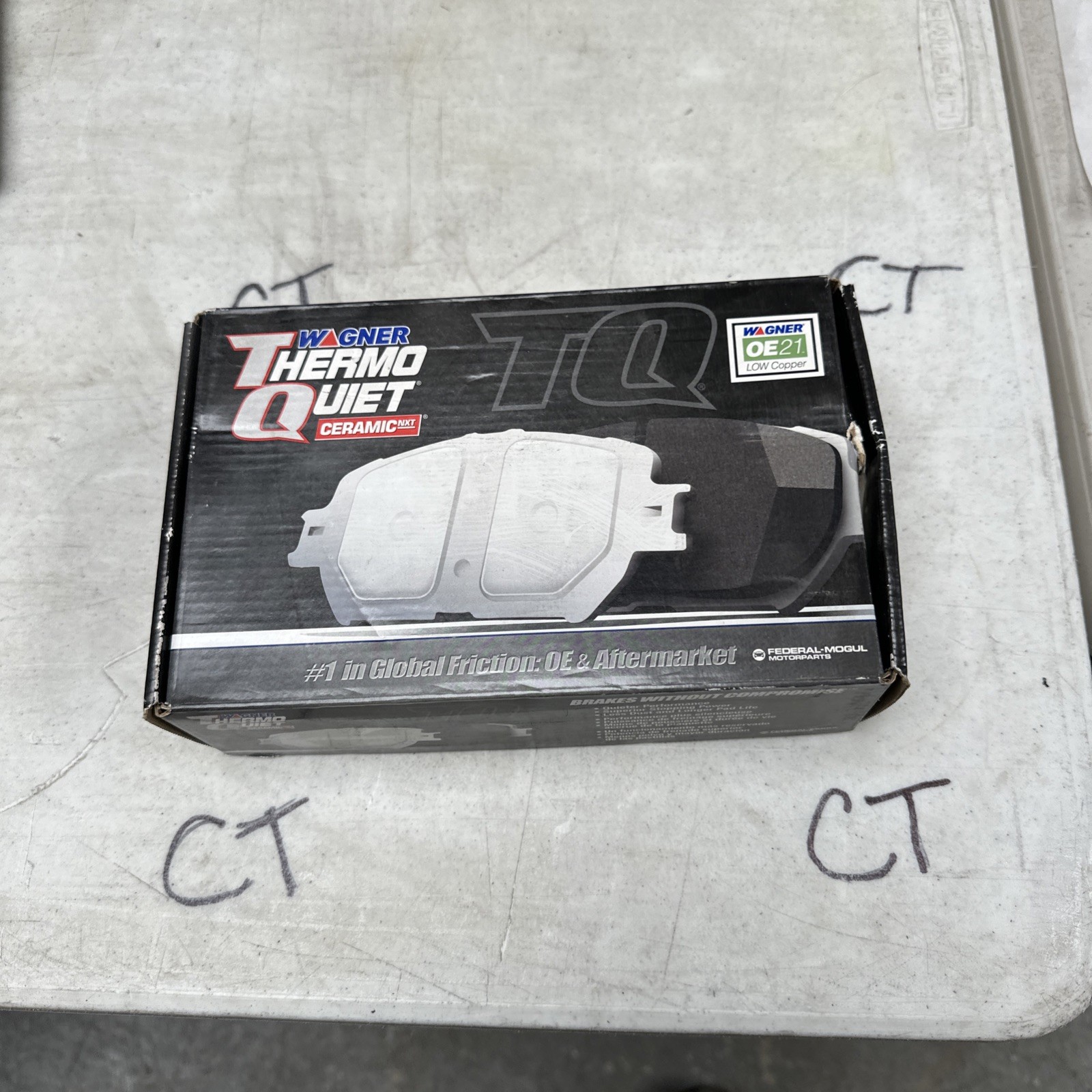 Disc Brake Pad Set-ThermoQuiet Disc Brake Pad Wagner QC1118