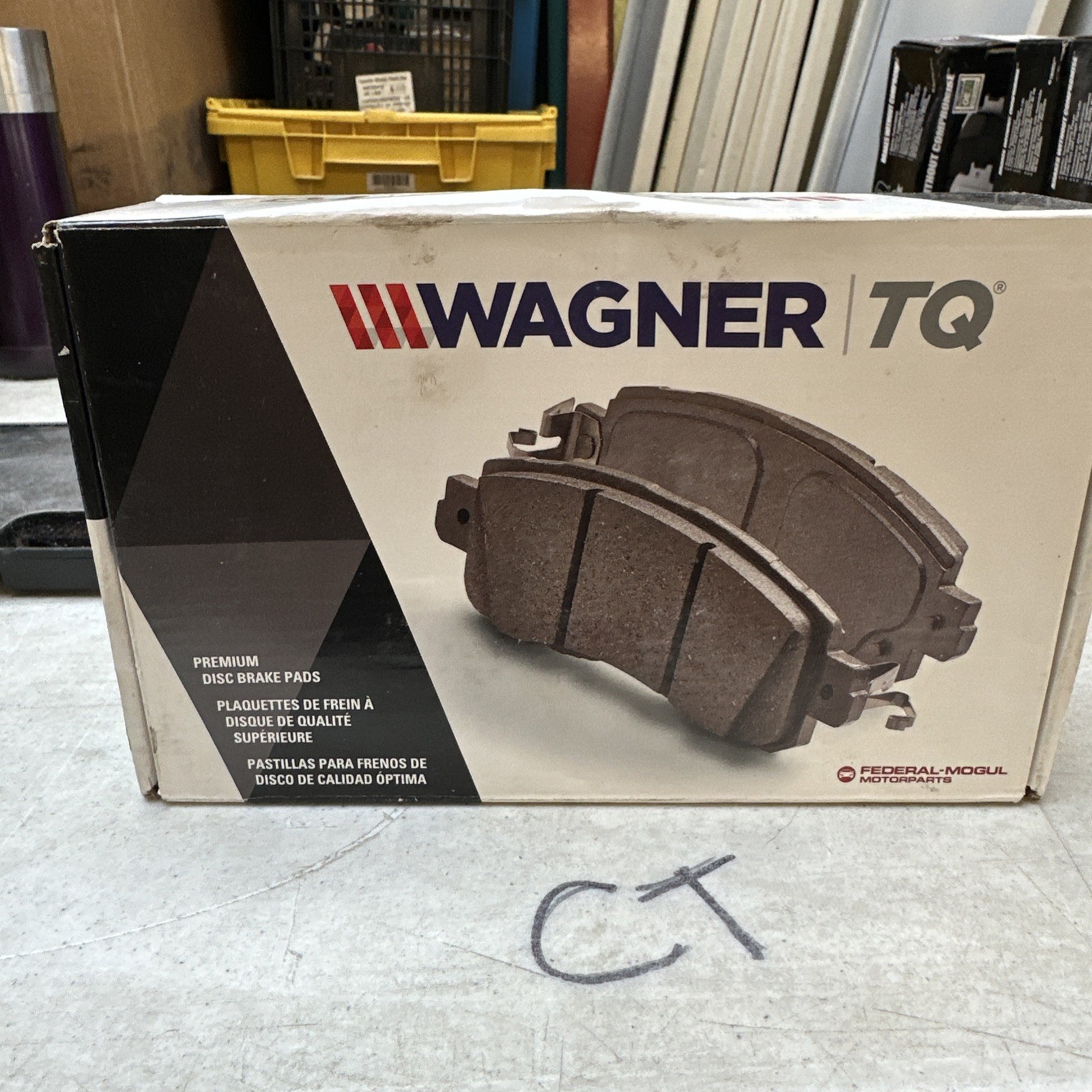 Disc Brake Pad Set-ThermoQuiet Disc Brake Pad Wagner QC1295A