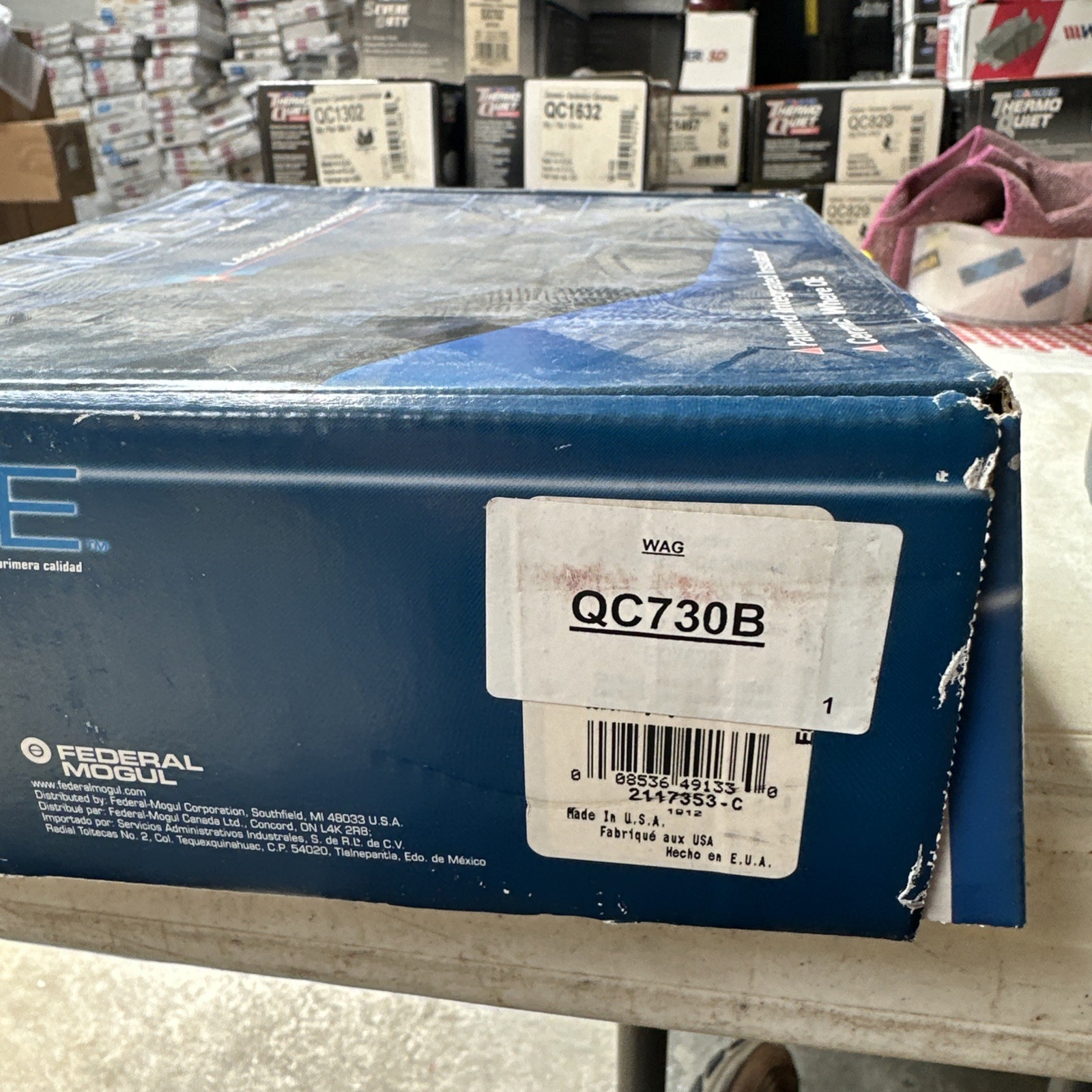 Disc Brake Pad Set-ThermoQuiet Disc Brake Pad Wagner QC730B - Image 3