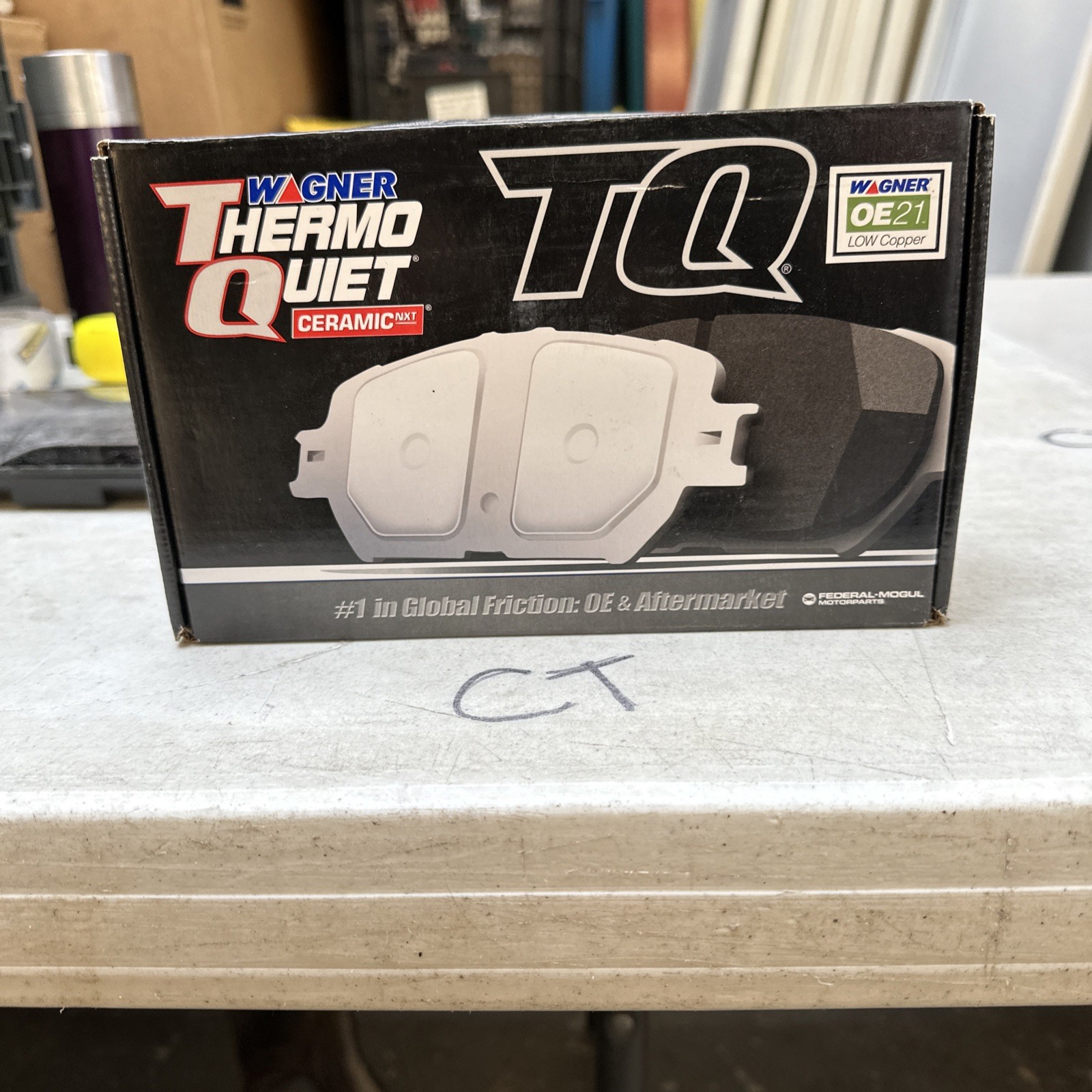 Disc Brake Pad Set-ThermoQuiet Disc Brake Pad Wagner QC815A