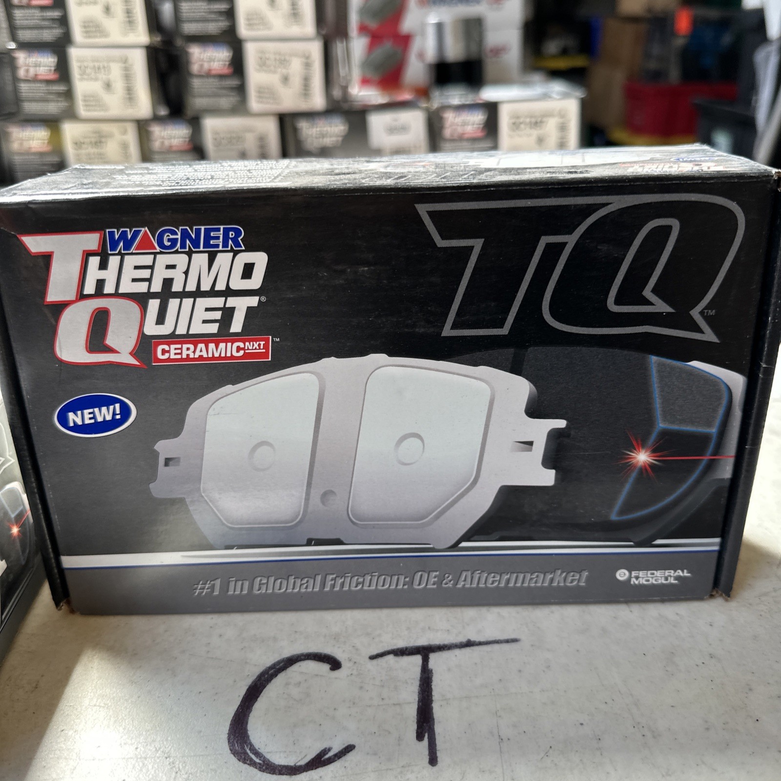 Disc Brake Pad Set-ThermoQuiet Disc Brake Pad Wagner QC830