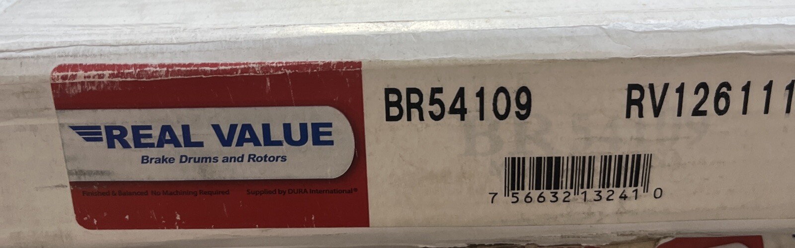 Disc Brake Rotor-4WD Real Value BR54109