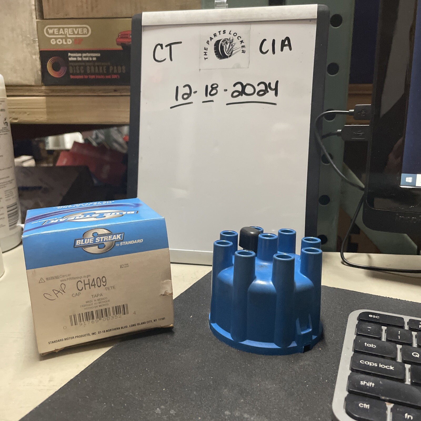 Distributor Cap Standard CH-409 Blue Streakš„