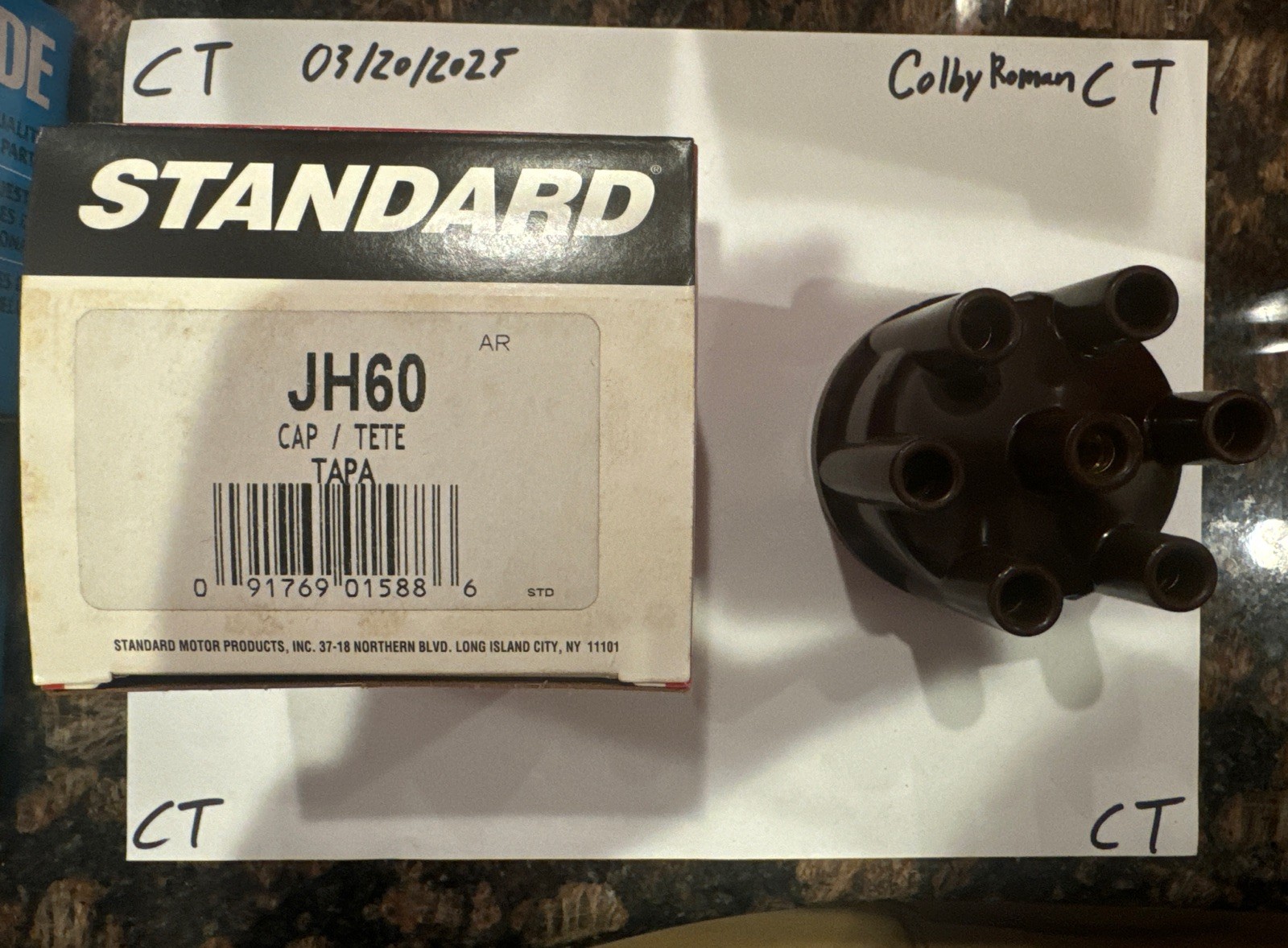 Distributor Cap Standard JH-60