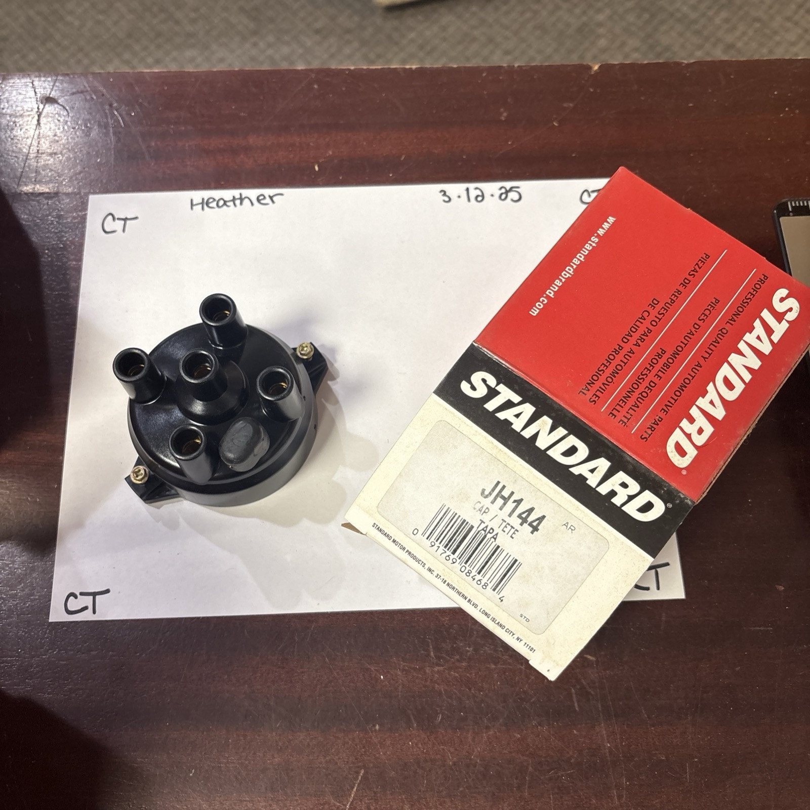 Distributor Cap Standard # JH144