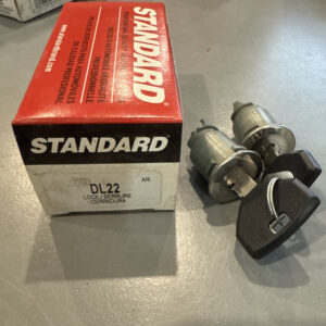 Door Lock Kit With Keys Standard DL-22 Chrome Set of 2 For Chrysler Dodge Jeep