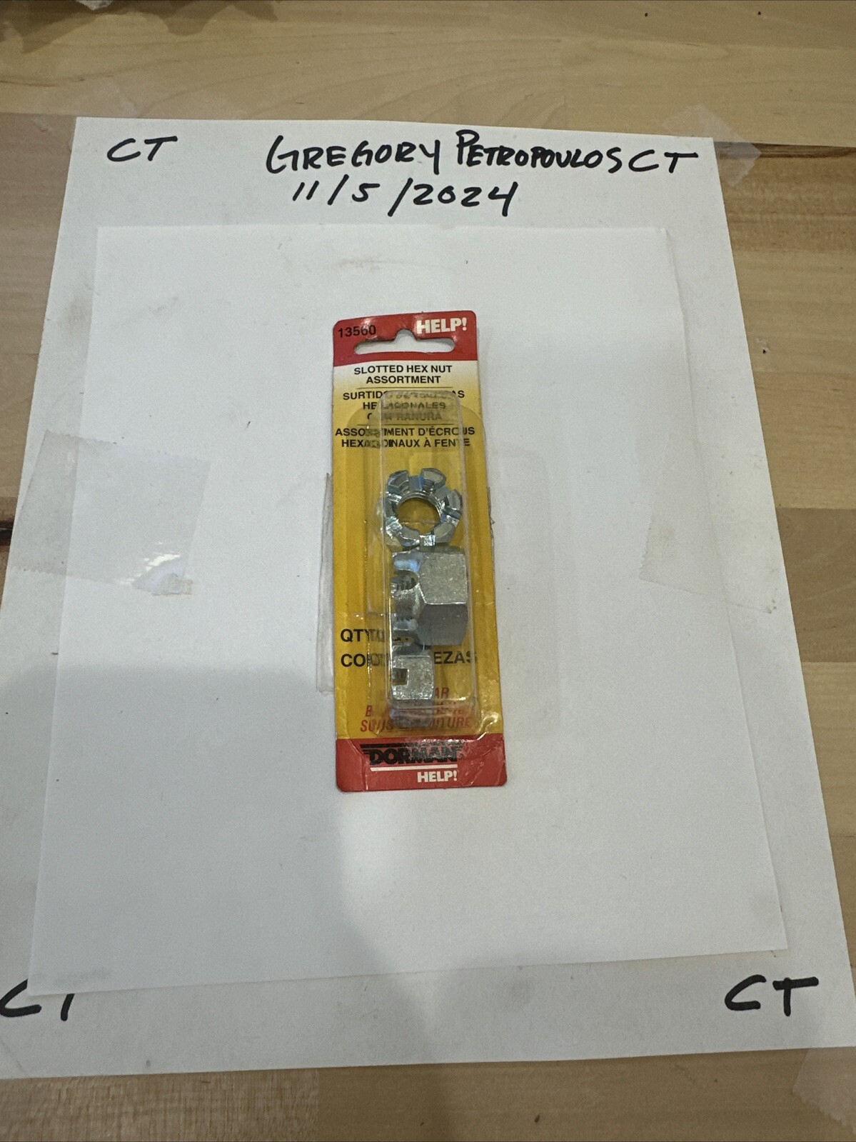 Dorman 13560 Ball Joint Slotted Hex Nut Assortment