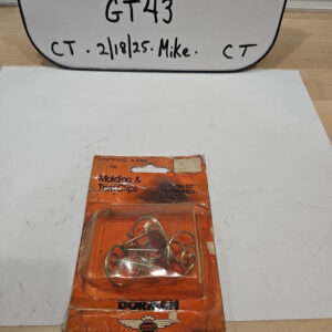 Dorman Dispense-A-Pak Molding & Trim Clips Metal 5/16" Thru 1/2" 1 Pkg Of 4