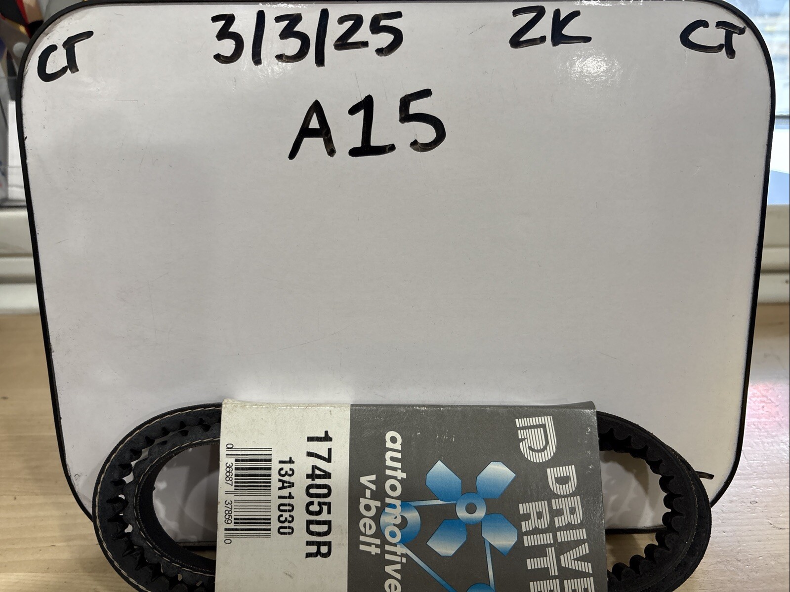 Drive-Rite By Dayco Auto Accessory V-Belt 17405DR