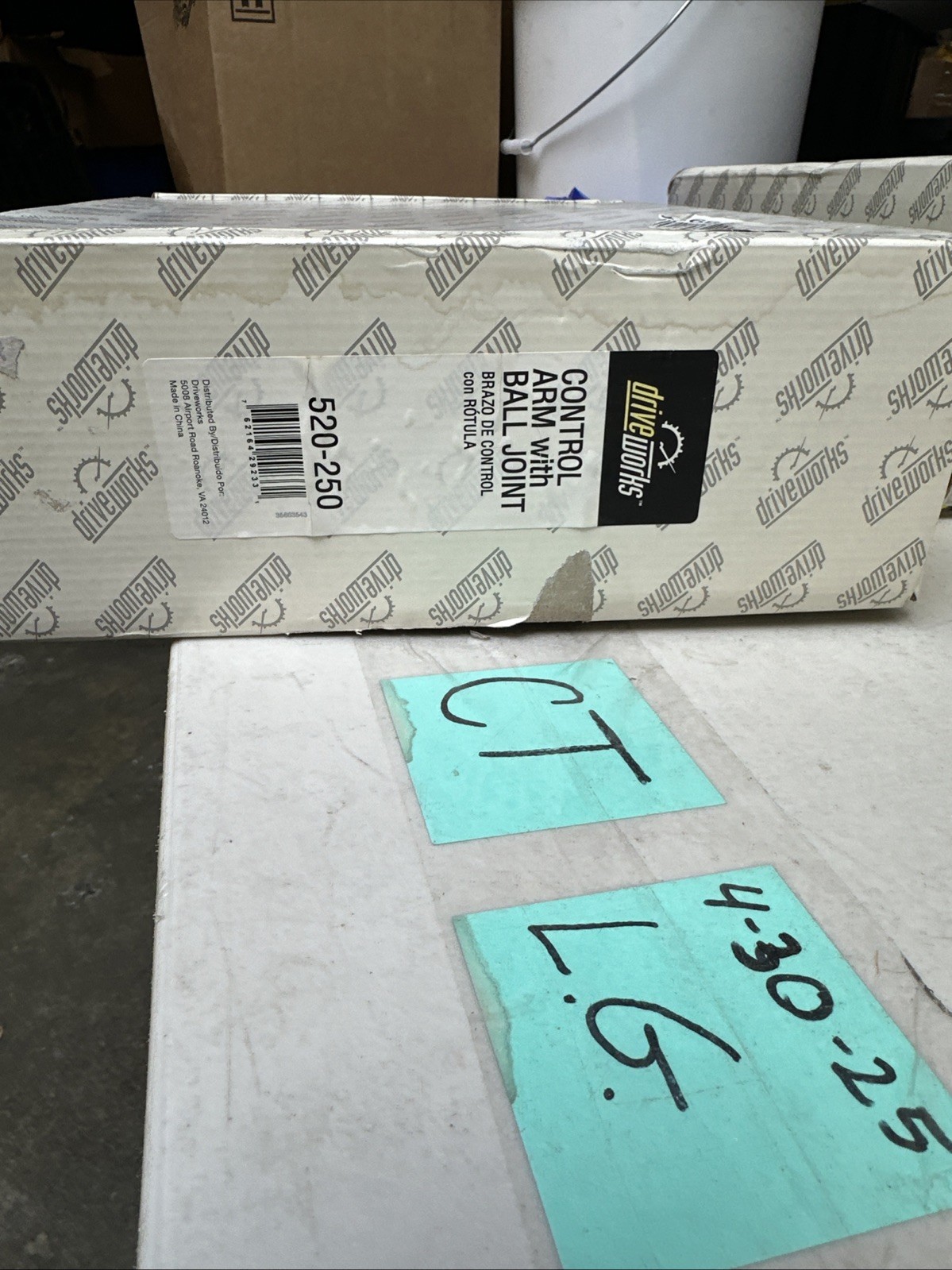 Driveworks 520250 Control Arm Front With Ball Joint