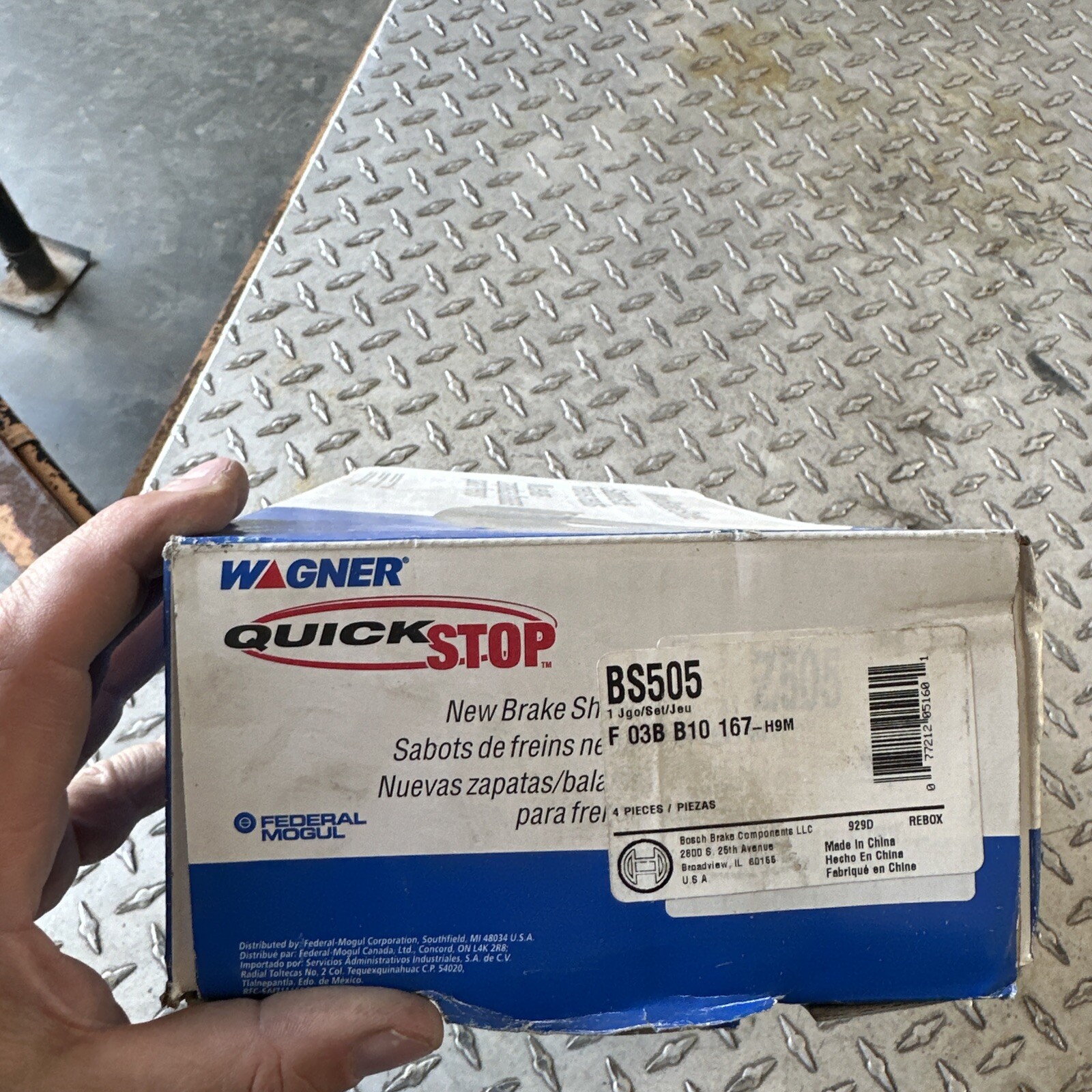 Drum Brake Shoe-RWD Rear Wagner BS505