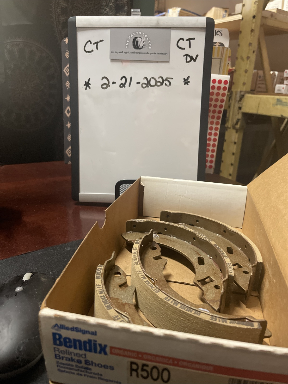 Drum Brake Shoe-Relined Bendix R500