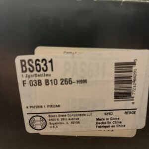 Drum Brake Shoe Wagner BS631 (95-97 Nissan Pickup)