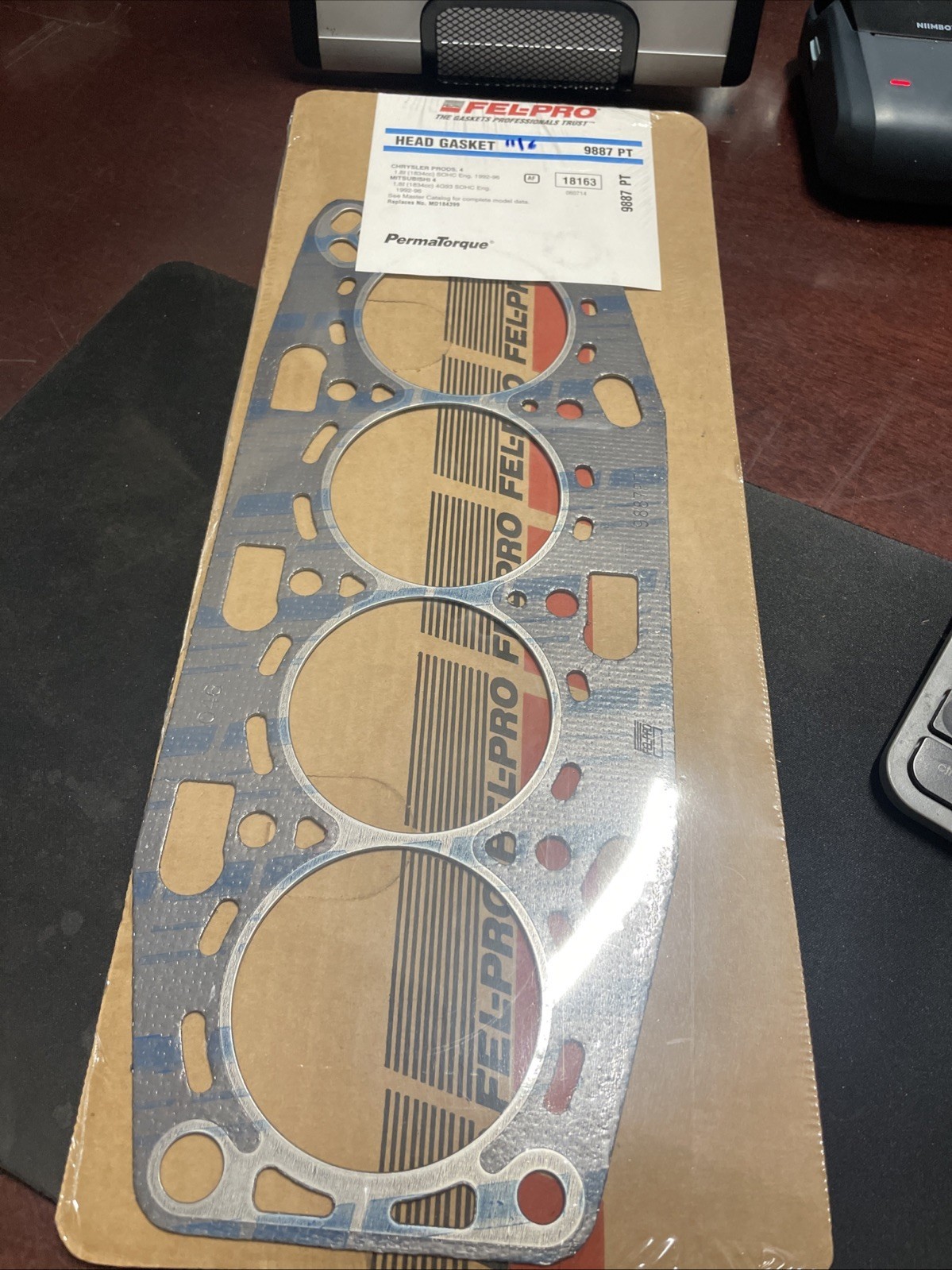 Engine Cylinder Head Gasket fits 1992-1994 Plymouth Colt FELPRO - Image 3