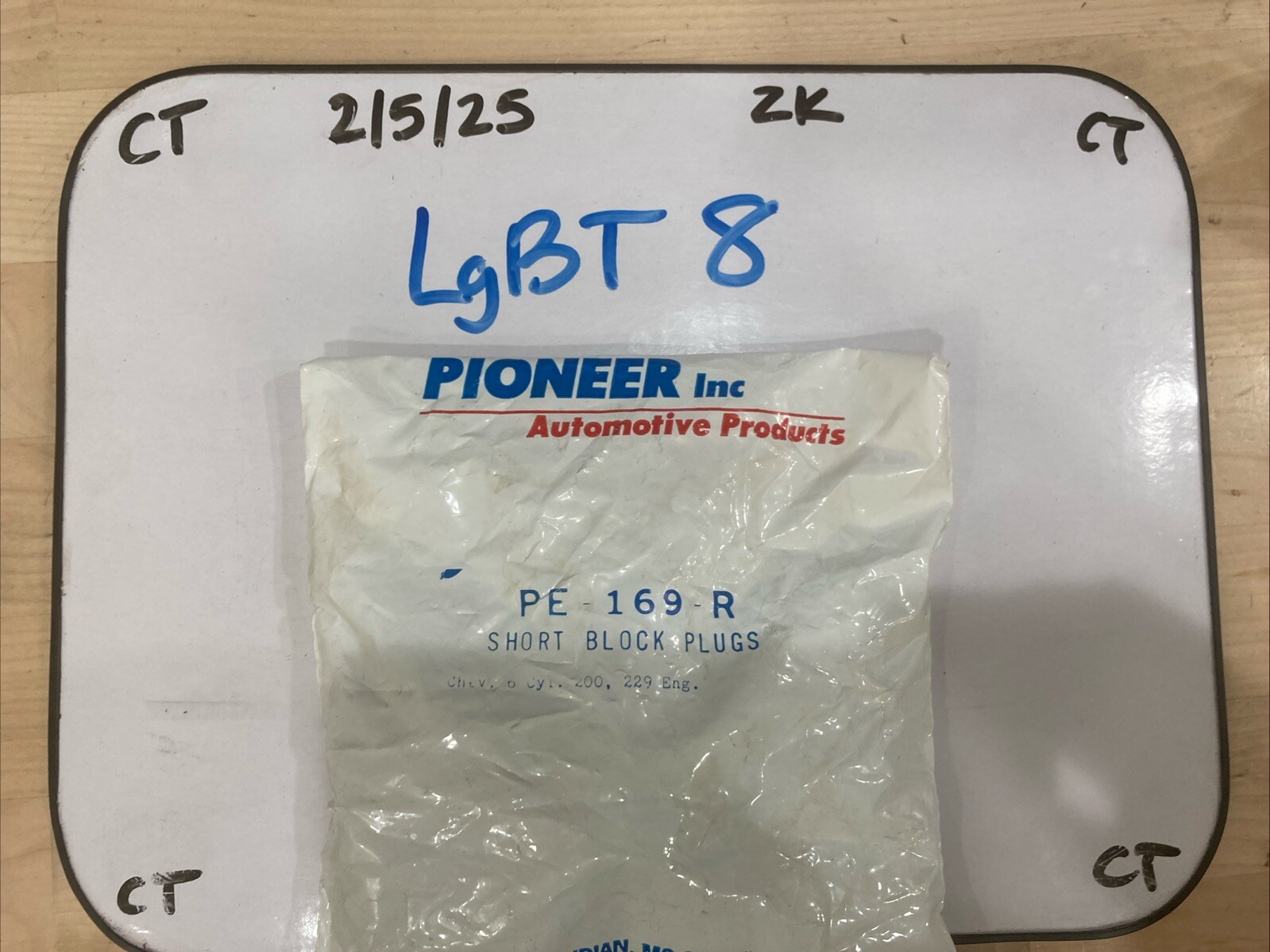 Engine Expansion Plug Kit Pioneer PE-169-R