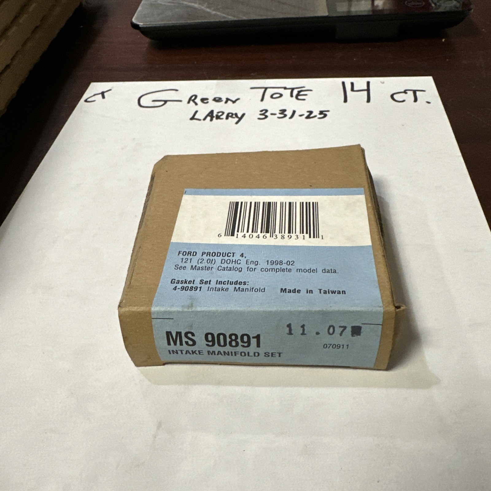 Engine Intake Manifold Gasket Set Fel-Pro MS 90891