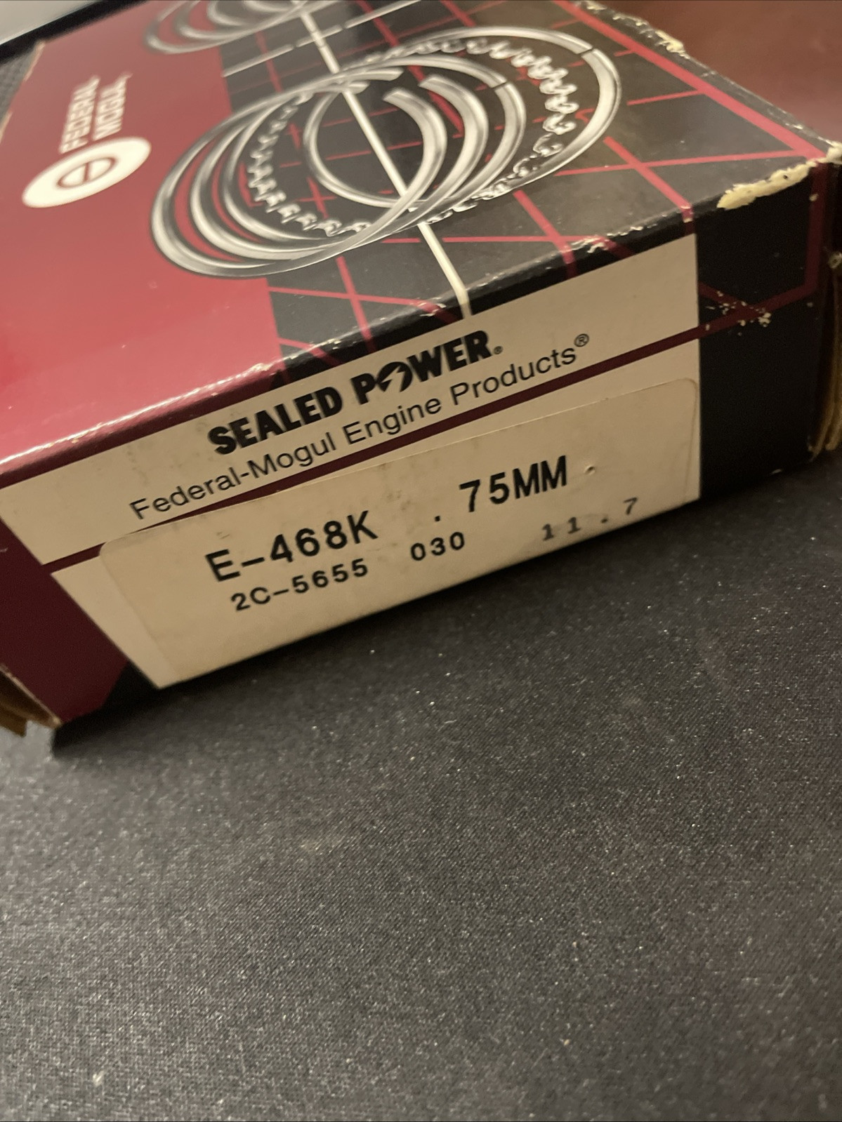 Engine Piston Ring Set Sealed Power E-468K .75mm - Image 3