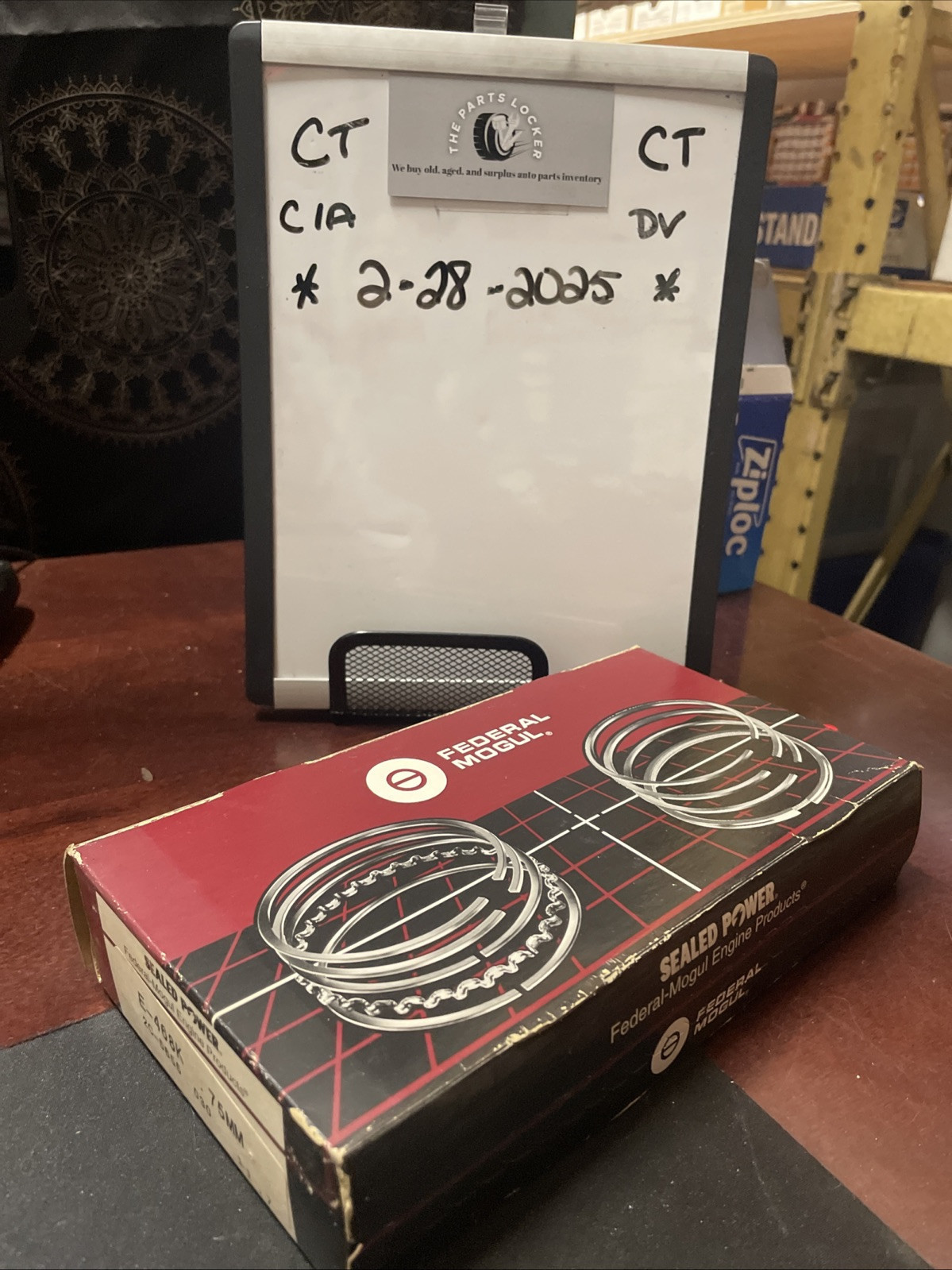 Engine Piston Ring Set Sealed Power E-468K .75mm