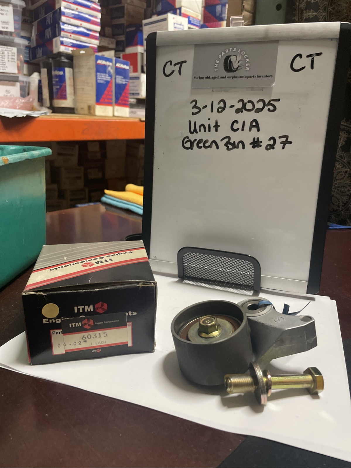 Engine Timing Belt Tensioner-SOHC ITM 60315