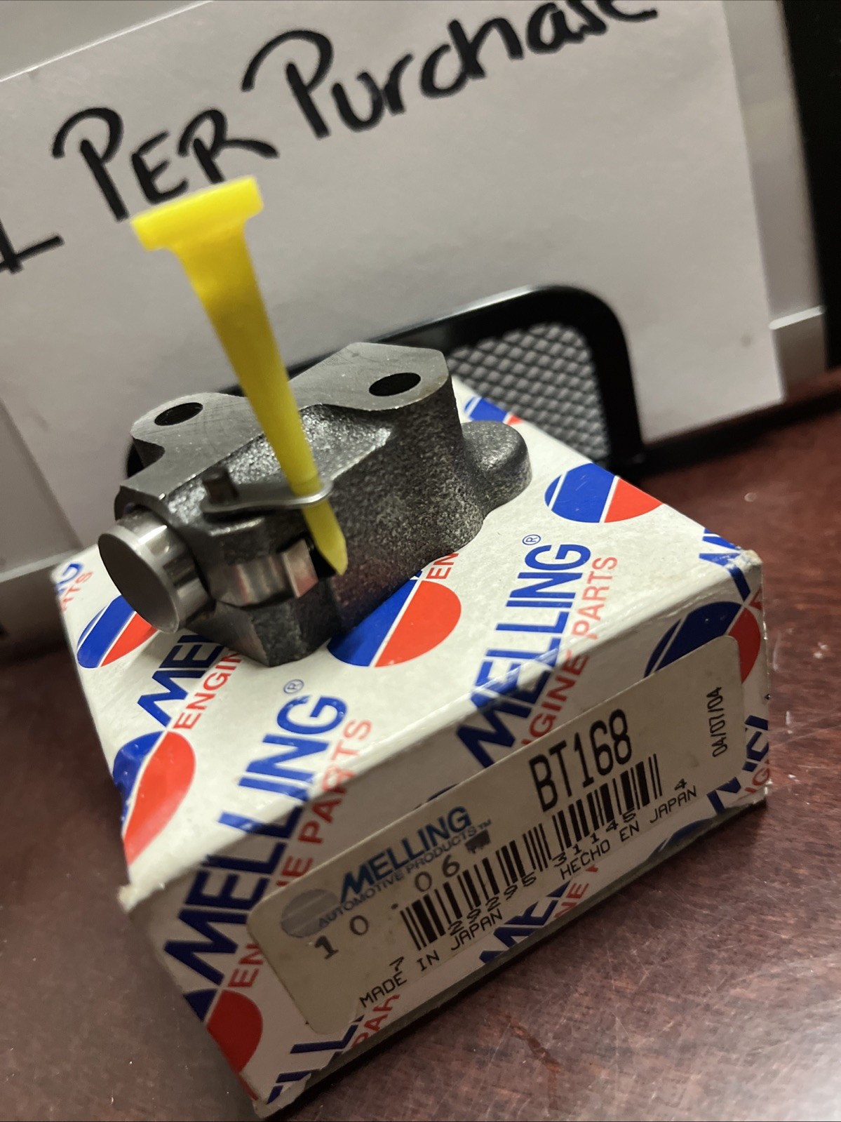 Engine Timing Chain Tensioner-Stock Melling BT168 - Image 3