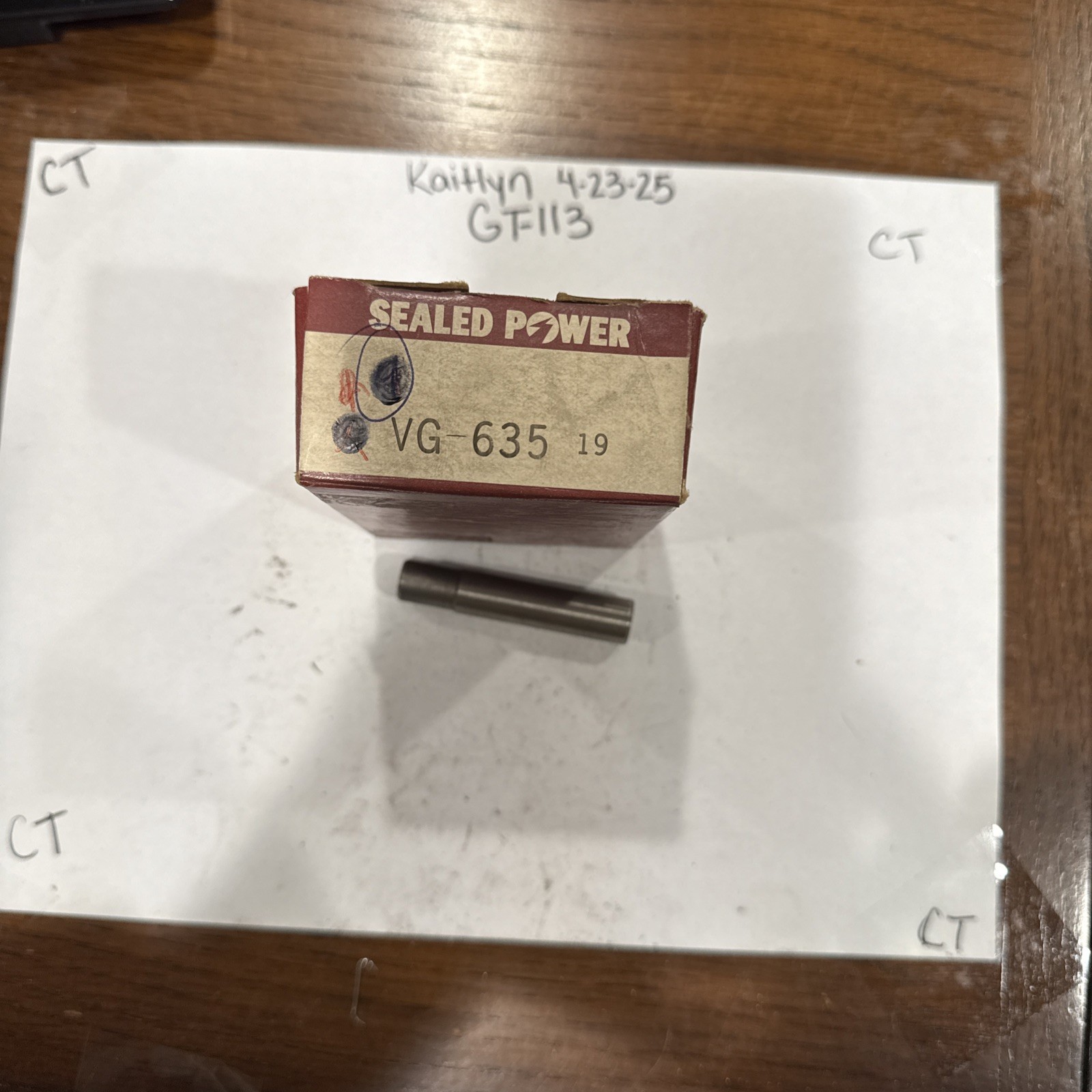 Engine Valve Guide Sealed Power VG-635 SOLD INDIVIDUALLY