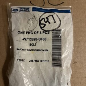 FORD GENUINE OEM BOLTS W713928-S438 (4 Pack)