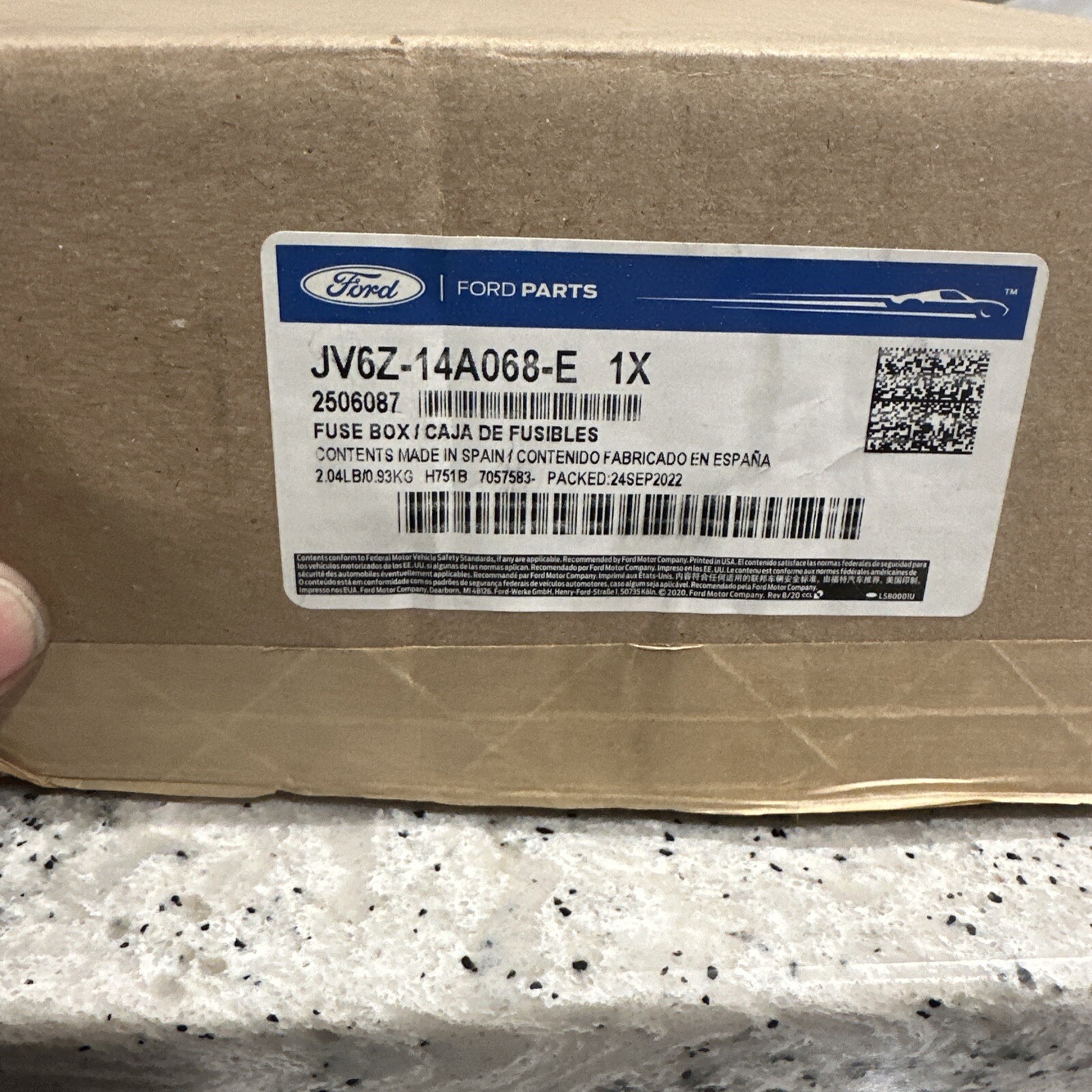 FORD OEM 14-19 C-Max Electrical Fuse Relay-Junction Block JV6Z14A068C