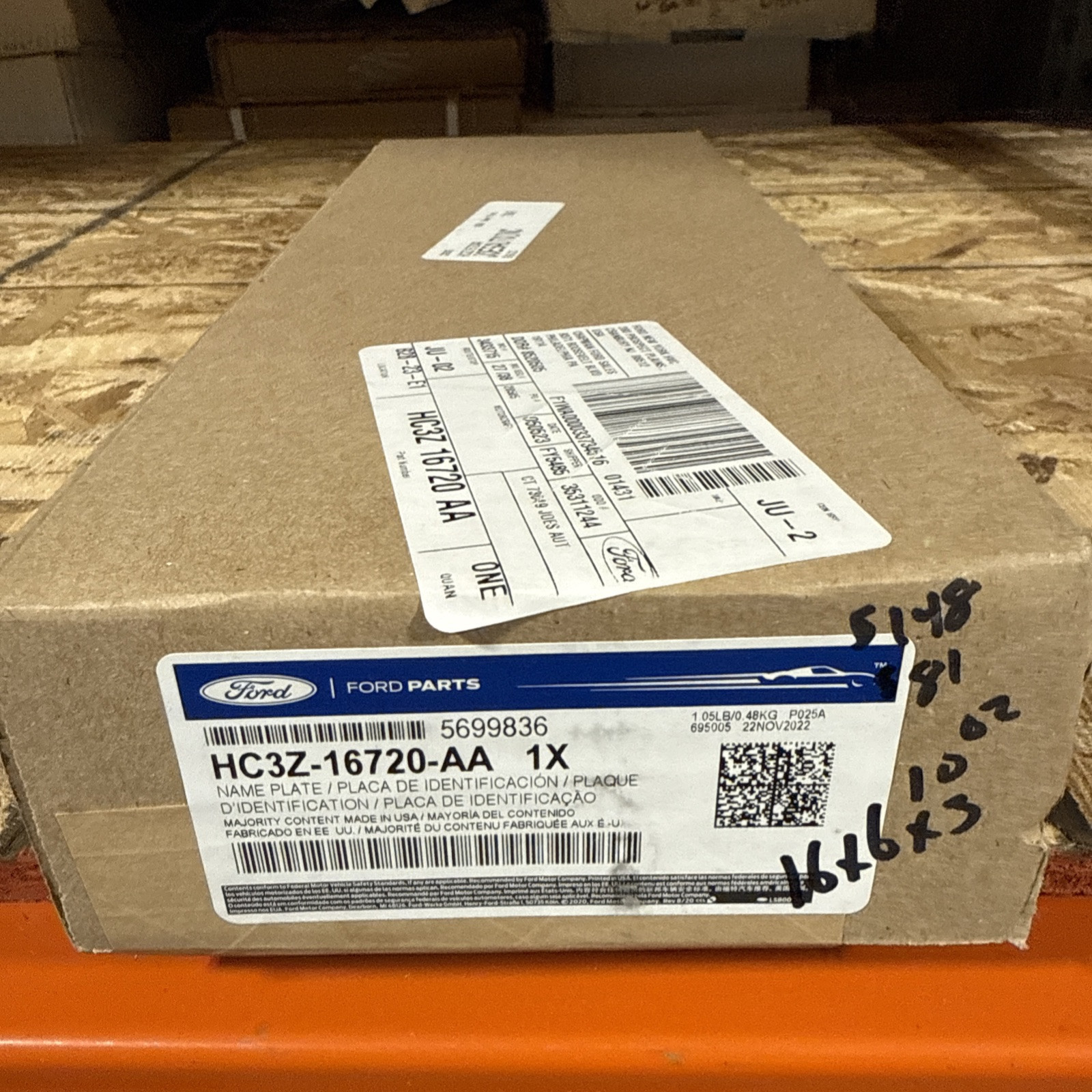 FORD OEM 17-22 F-250 Super Duty Fender Exterior Trim-Nameplate HC3Z16720AA