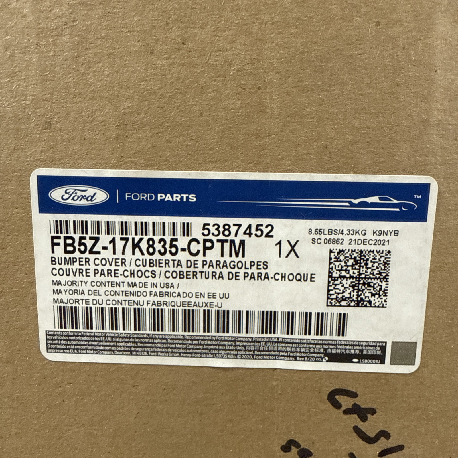 FORD OEM 2016 Explorer-Valance FB5Z17K835CPTM