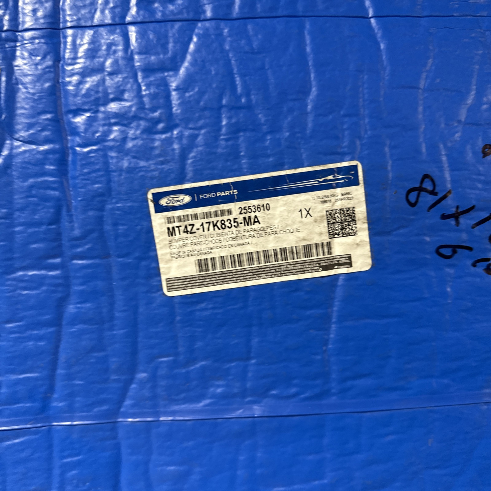 FORD OEM 21-23 Edge Rear Bumper Bumper Components-Valance MT4Z17K835MA