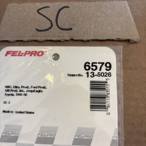 Fel-Pro 6579 Fuel Pump Gasket NOS AMC CHRYSLER JEEP EAGLE TOYOTA 1941-95