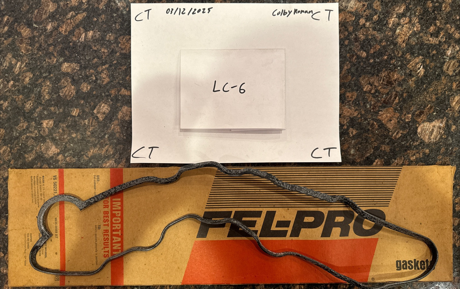 Fel-Pro VS50221R Valve Cover Gasket Fits 1981-1985 Mazda GLC