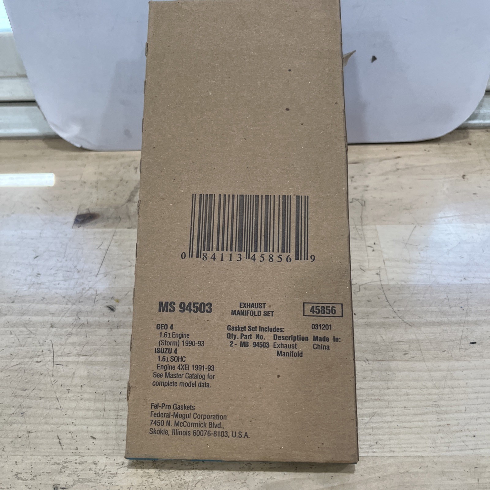 Fel-pro MS94503 Exhaust Manifold Gasket Set 1990-1993 Geo 1991-92 Isuzu 1.6L I4 - Image 3