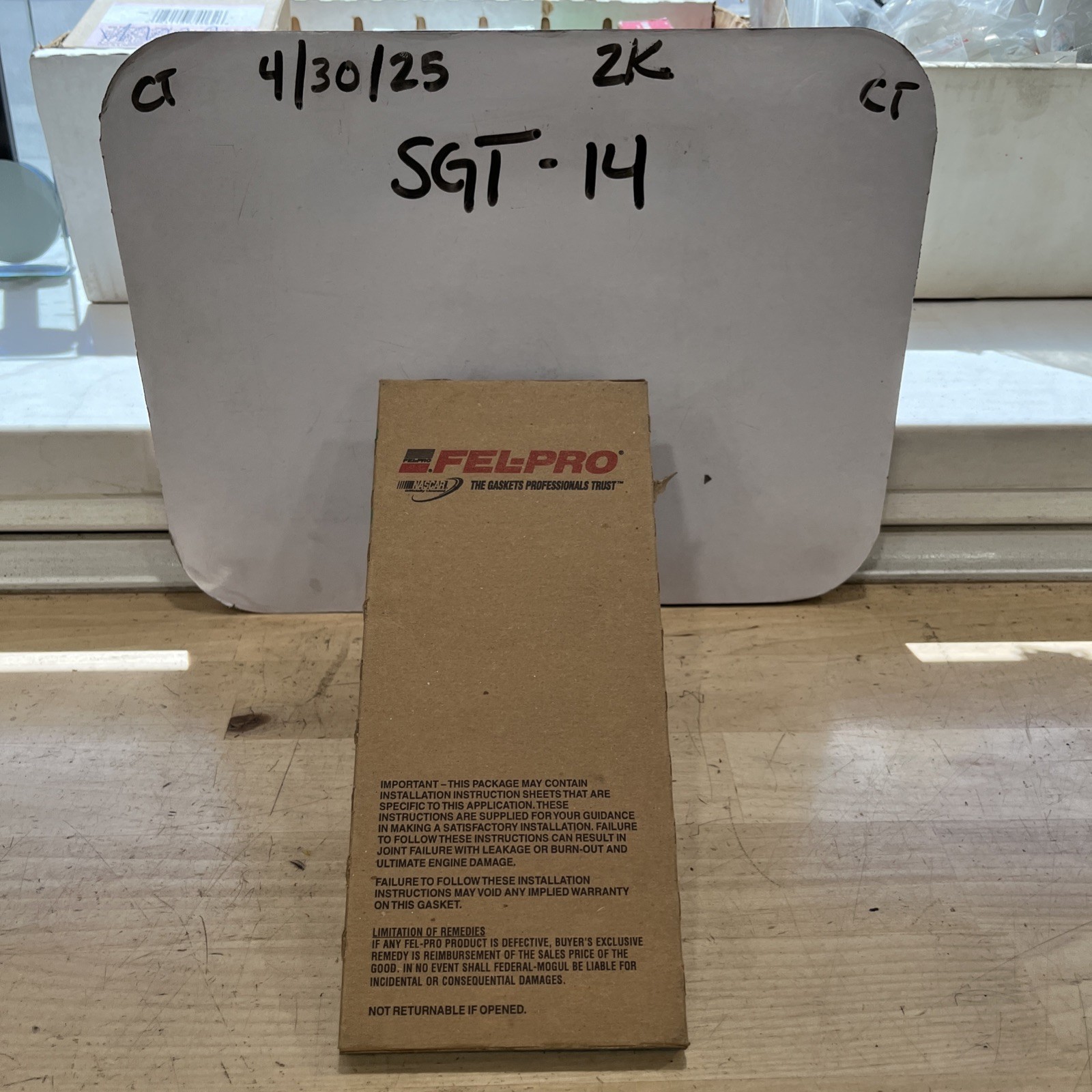 Fel-pro MS94503 Exhaust Manifold Gasket Set 1990-1993 Geo 1991-92 Isuzu 1.6L I4