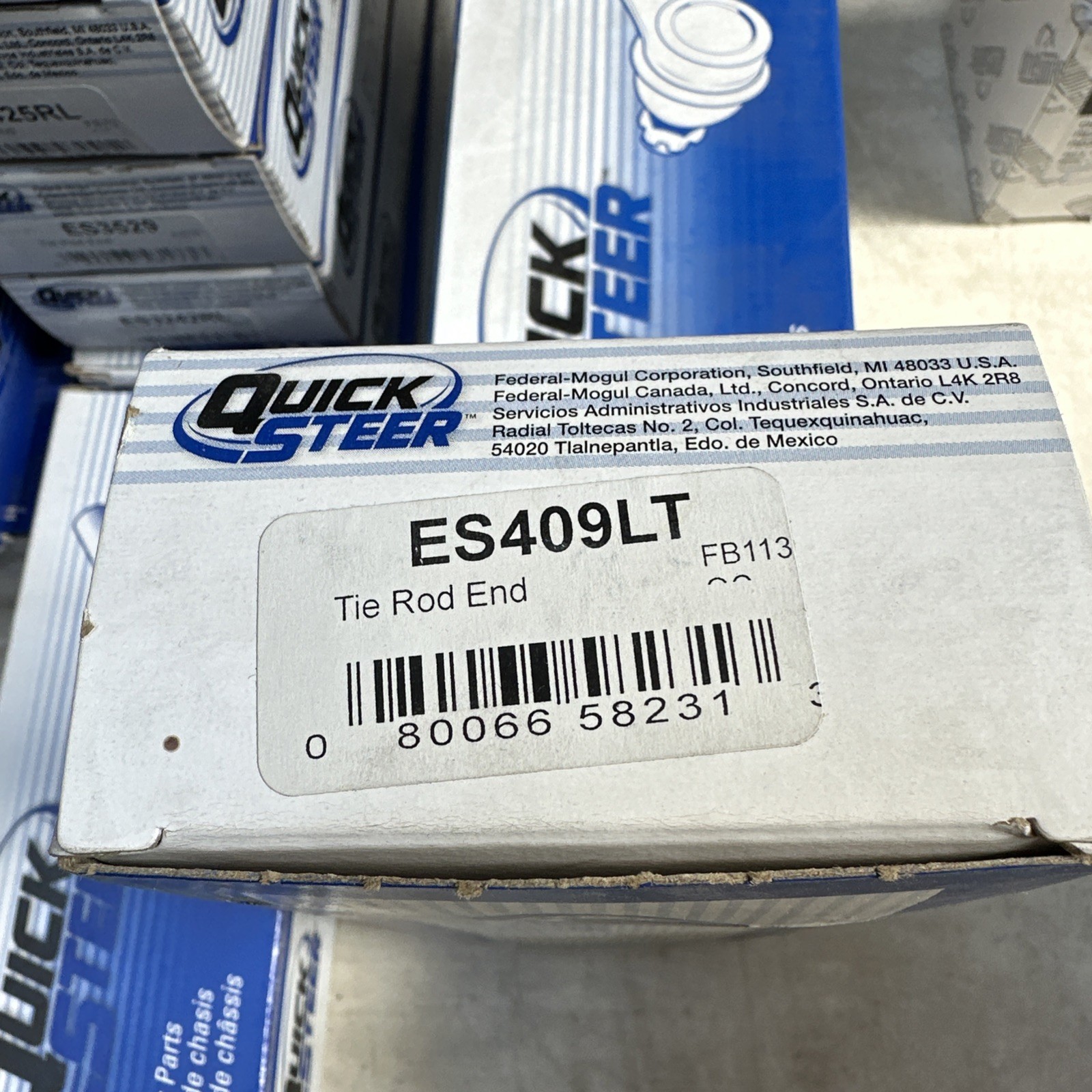 For Chevy R2500 Suburban 89-91 Quick Steer ES409LT Inner Steering Tie Rod End - Image 3