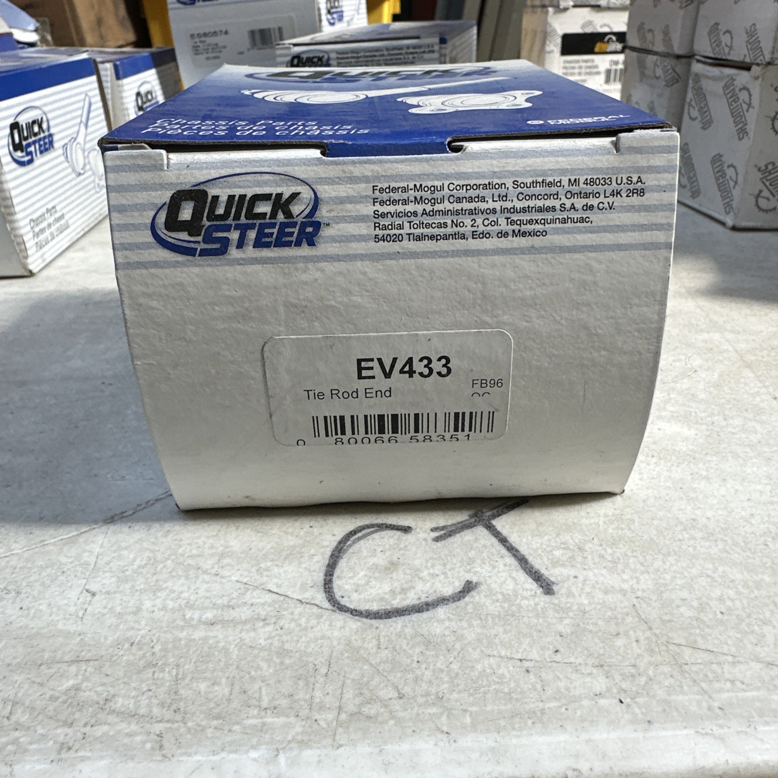 For Toyota Tacoma 1995-2004 Quick Steer EV433 Inner Steering Tie Rod End - Image 3