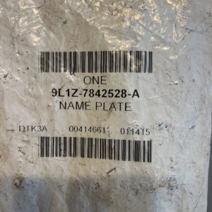Ford 9L1Z-7842528-A Name Plate
