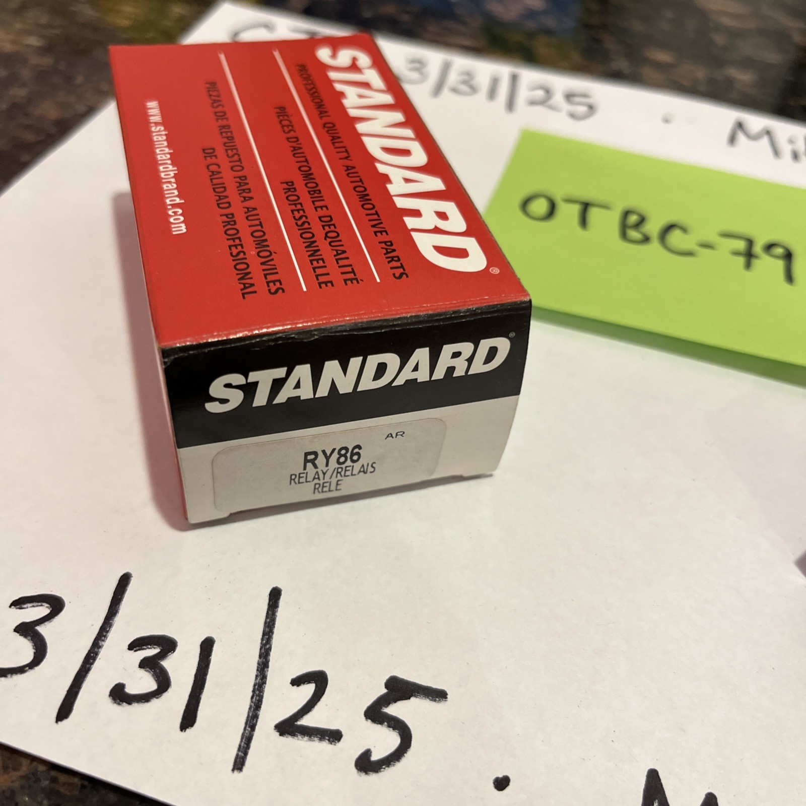 Fuel Pump Relay Standard RY-86 - Image 3