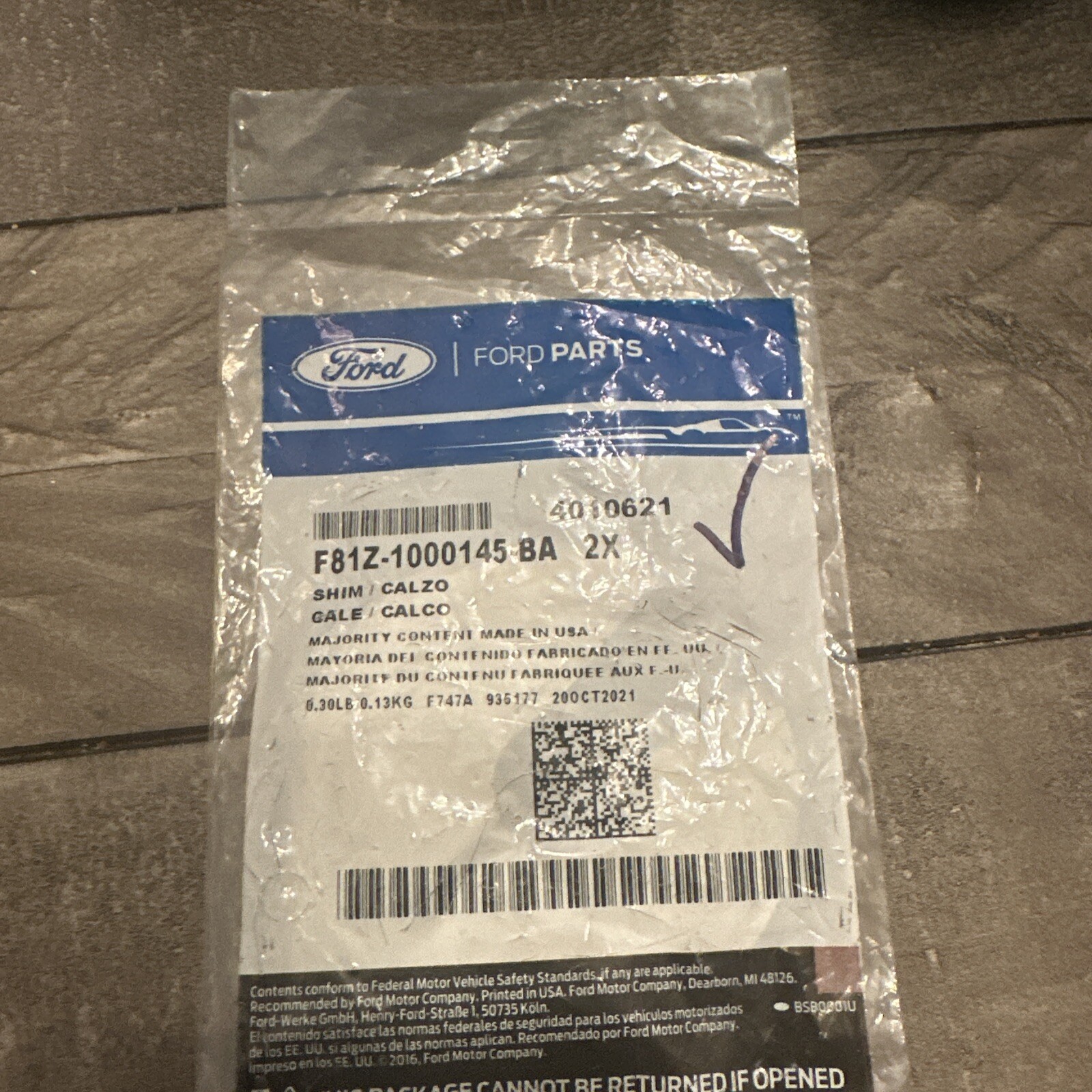 GENUINE Ford F81Z-1000145-BA Excursion F250 F350 F450 F550 Shim Washer