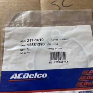 GENUINE OEM ACDELCO GM 12581398 217-1610 THROTTLE BODY GASKET NOS