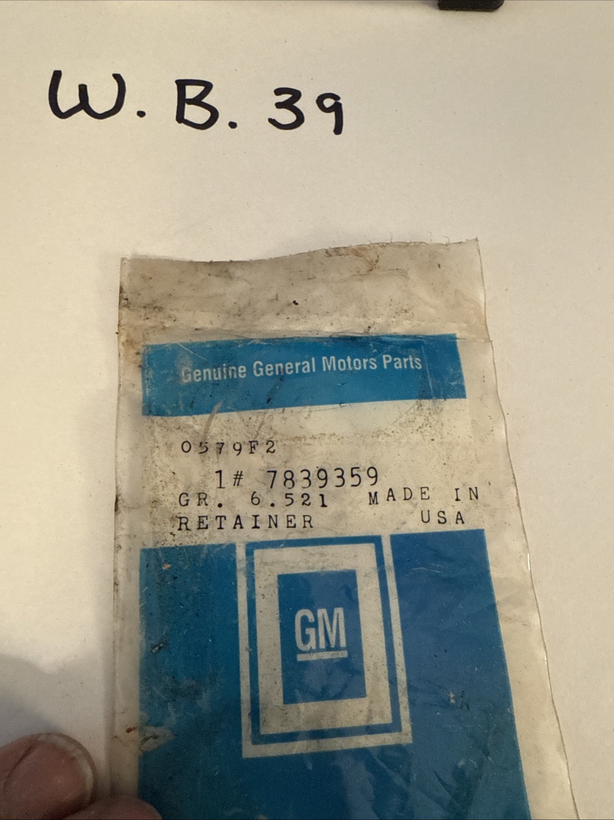 GM OEM NOS 7839359 Steering Coupling Boot Retainer Ring 1999-2004 Chevy Corvette - Image 4