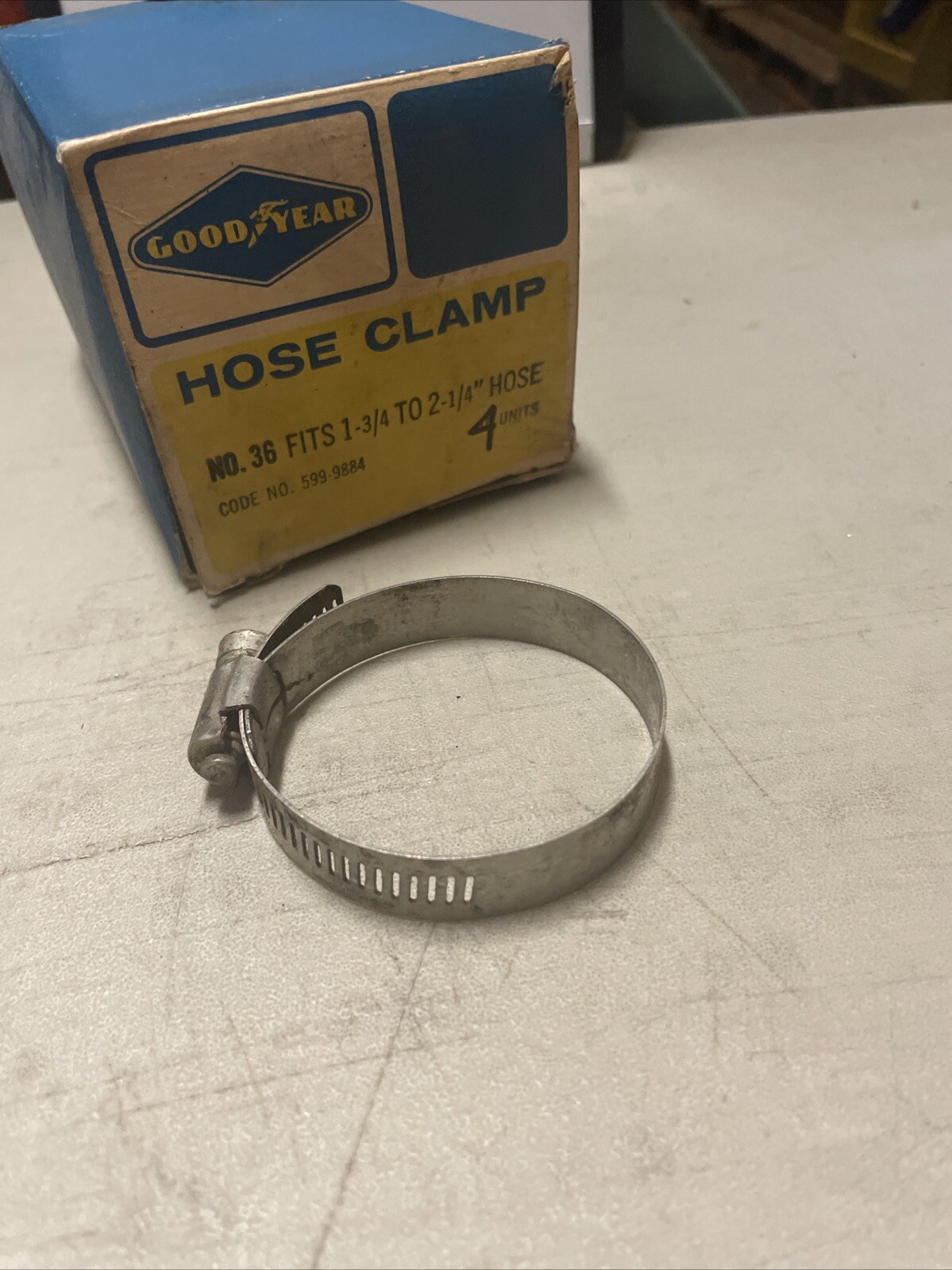 🔥GOODYEAR Hose Clamp No.36 Fits 1 3/4-2 1/“4Hose (SOLD AS ONE CLAMP SEPARATELY) - Image 3