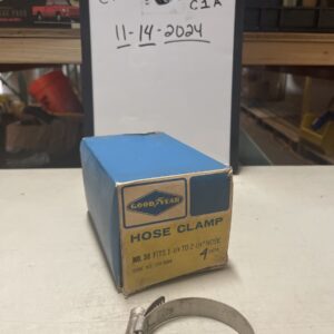 🔥GOODYEAR Hose Clamp No.36 Fits 1 3/4-2 1/“4Hose (SOLD AS ONE CLAMP SEPARATELY)