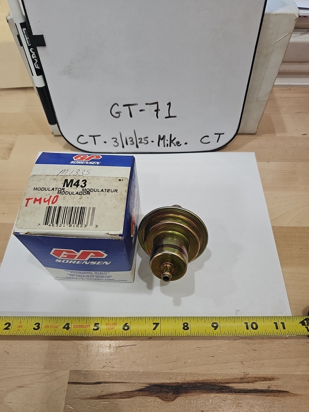 GP Sorensen M43 (Standard TM-40) Modulator transmission GM vehicles