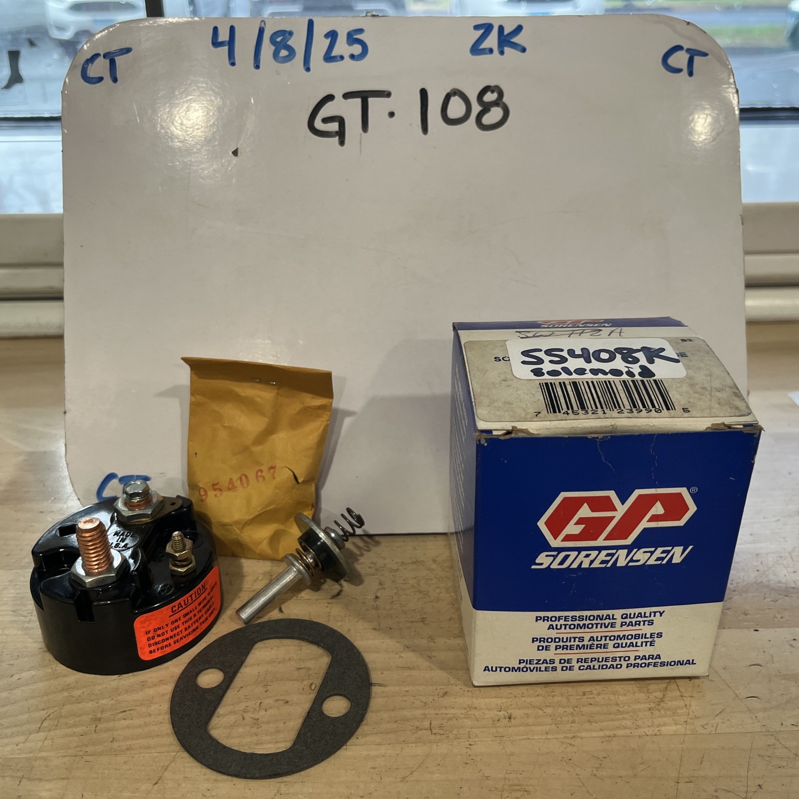GP Sorensen Starter Solenoid Repair Kit (Standard) SS-408K