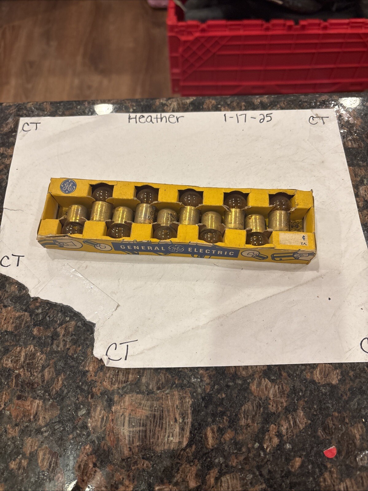 General Electric Miniature Lamps 97NA (17 Total; 2 Boxes)