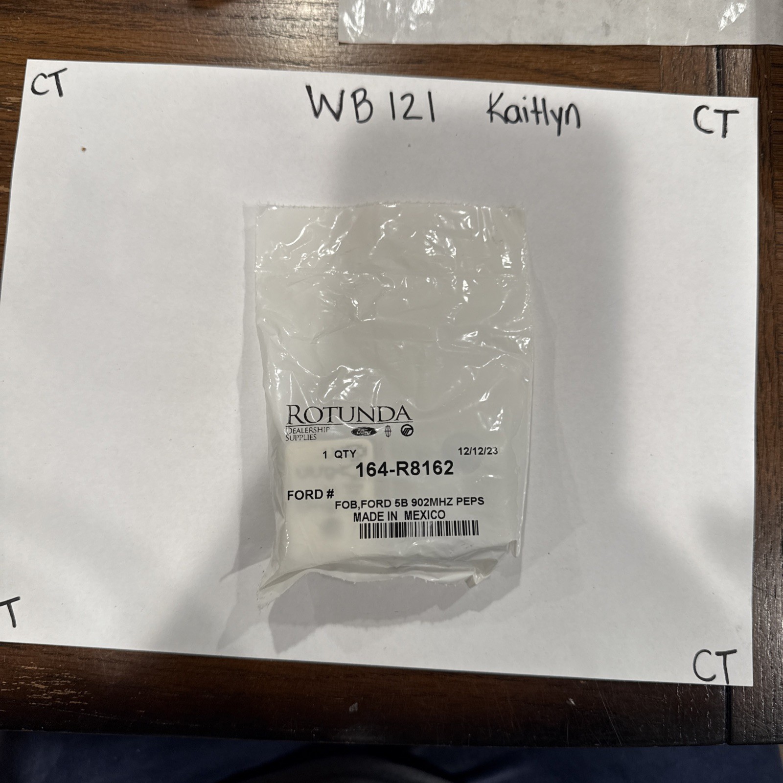 Genuine Ford 2018-2020 FORD MUSTANG SMART KEY KEYLESS REMOTE KEY FOB 164-R8162