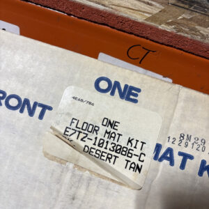 Genuine Ford E7TZ-1013086-C Floor Mat Kit - Desert Tan